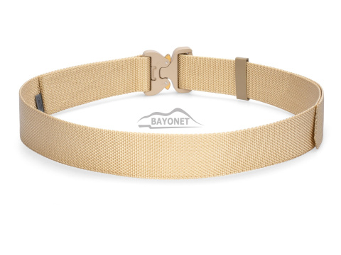 Belt medium-stiff COMBAT Beige width of 45mm with metal buckle Cobra® 9kN Universal size 70-120cm