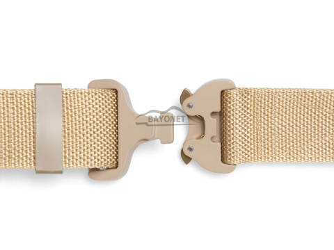 Belt medium-stiff COMBAT Beige width of 45mm with metal buckle Cobra® 9kN Universal size 70-120cm