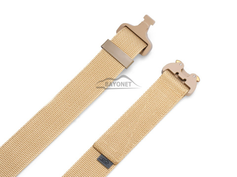 Belt medium-stiff COMBAT Beige width of 45mm with metal buckle Cobra® 9kN Universal size 70-120cm