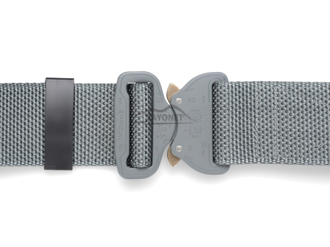 Belt medium-stiff COMBAT Darh Graywidth of 45mm with metal buckle Cobra® 9kN Universal size 70-120cm