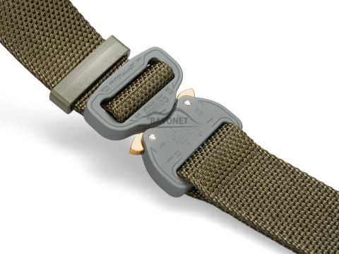 Belt medium-stiff COMBAT Ranger Green width of 38mm with metal buckle Cobra® 9kN Universal size 70-120cm