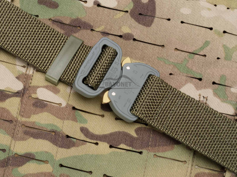 Belt medium-stiff COMBAT Ranger Green width of 38mm with metal buckle Cobra® 9kN Universal size 70-120cm