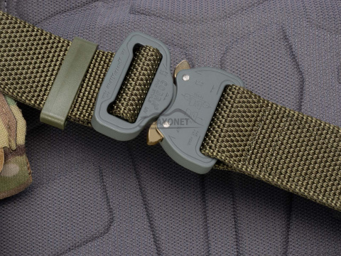 Belt medium-stiff COMBAT Ranger Green width of 38mm with metal buckle Cobra® 9kN Universal size 70-120cm