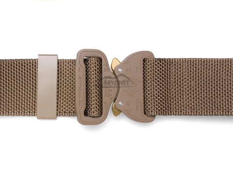 Belt medium-stiff COMBAT Coyote Brown width of 45mm with metal buckle Cobra® 9kN Universal size 70-120cm