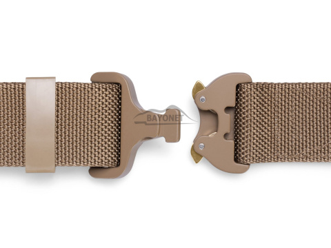 Belt medium-stiff COMBAT Coyote Brown width of 45mm with metal buckle Cobra® 9kN Universal size 70-120cm