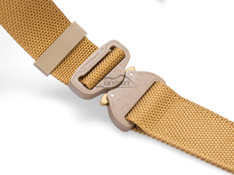 Belt medium-stiff COMBAT Coyote (Gold) width of 45mm with metal buckle Cobra® 9kN Universal size 70-120cm