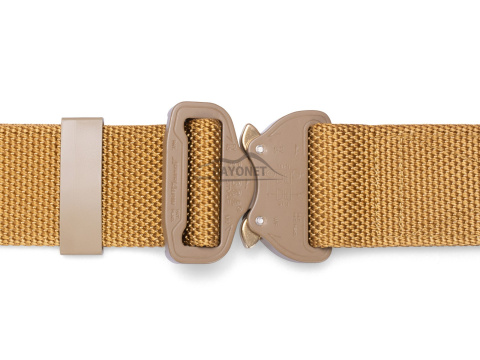 Belt medium-stiff COMBAT Coyote (Gold) width of 45mm with metal buckle Cobra® 9kN Universal size 70-120cm