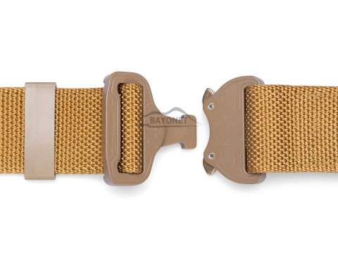 Belt medium-stiff COMBAT Coyote (Gold) width of 45mm with metal buckle Cobra® 9kN Universal size 70-120cm