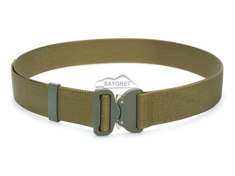 Belt medium-stiff COMBAT Khaki (Dark Coyote) width of 45mm with metal buckle Cobra® 9kN Universal size 70-120cm