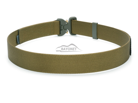 Belt medium-stiff COMBAT Khaki (Dark Coyote) width of 45mm with metal buckle Cobra® 9kN Universal size 70-120cm