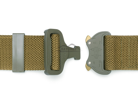 Belt medium-stiff COMBAT Khaki (Dark Coyote) width of 45mm with metal buckle Cobra® 9kN Universal size 70-120cm