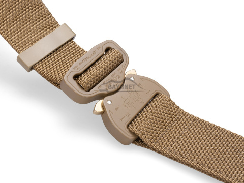 Belt medium-stiff COMBAT Coyote Brown width of 38mm with metal buckle Cobra® 9kN Universal size 70-120cm