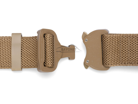 Belt medium-stiff COMBAT Coyote Brown width of 38mm with metal buckle Cobra® 9kN Universal size 70-120cm