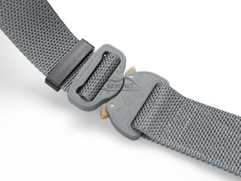 Belt medium-stiff COMBAT Gray width of 38mm with metal buckle Cobra® 9kN Universal size 70-120cm