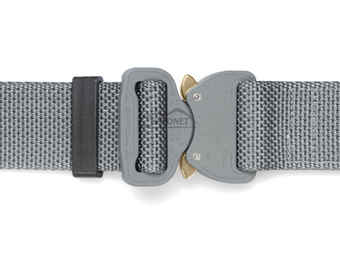 Belt medium-stiff COMBAT Gray width of 38mm with metal buckle Cobra® 9kN Universal size 70-120cm