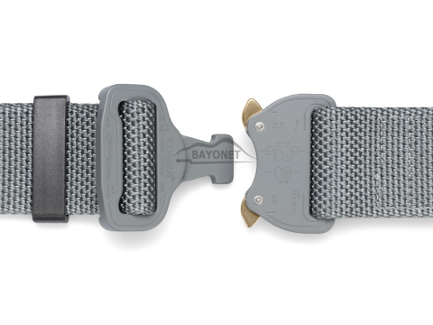 Belt medium-stiff COMBAT Gray width of 38mm with metal buckle Cobra® 9kN Universal size 70-120cm