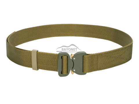 Belt medium-stiff COMBAT Khaki (Dark Coyote) width of 38mm with metal buckle Cobra® 9kN Universal size 70-120cm