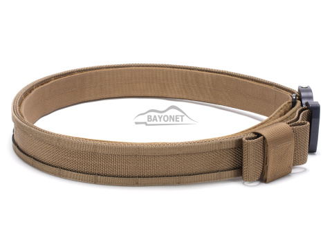 Tactical belt for carrying weapons and ammunition® STORM Coyote Brown 2-layer with PALS for MOLLE Cobra® D-ring 18kN