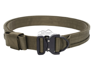 Tactical belt for carrying weapons and ammunition® STORM Ranger Green 2-layer with PALS for MOLLE Cobra® D-ring 18kN