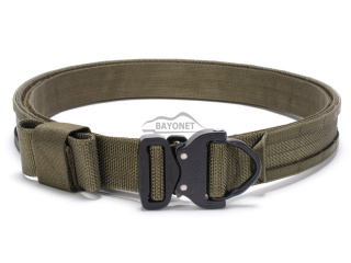 Tactical belt for carrying weapons and ammunition® STORM Ranger Green 2-layer with PALS for MOLLE Cobra® D-ring 18kN