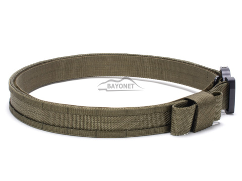 Tactical belt for carrying weapons and ammunition® STORM Ranger Green 2-layer with PALS for MOLLE Cobra® D-ring 18kN