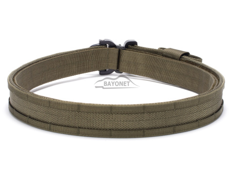 Tactical belt for carrying weapons and ammunition® STORM Ranger Green 2-layer with PALS for MOLLE Cobra® D-ring 18kN