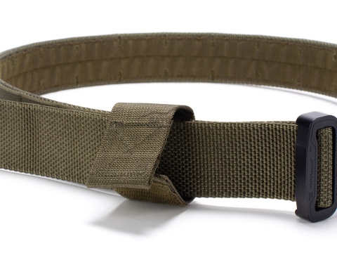 Tactical belt for carrying weapons and ammunition® STORM Ranger Green 2-layer with PALS for MOLLE Cobra® D-ring 18kN