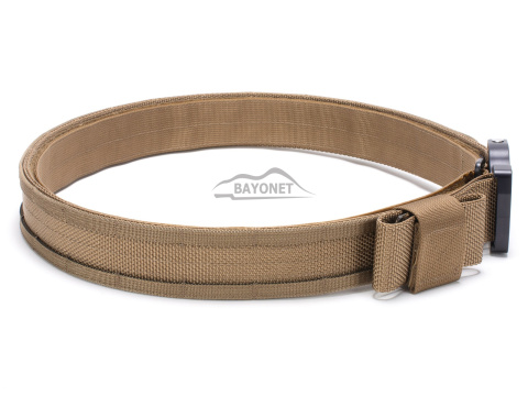 Tactical belt for carrying weapons and ammunition® STORM PROFESSIONAL Coyote Brown 2-layer with PALS for MOLLE Cobra® Dring 18kN