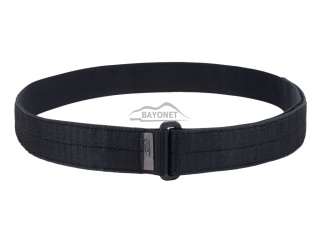 Belt soft INNER Black 38mm sewn-on Velcro® hooks (hard)