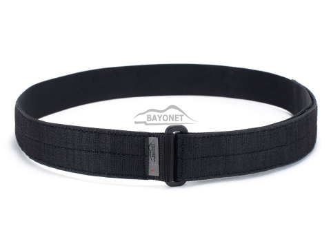 Belt soft INNER Black 38mm sewn-on Velcro® hooks (hard)