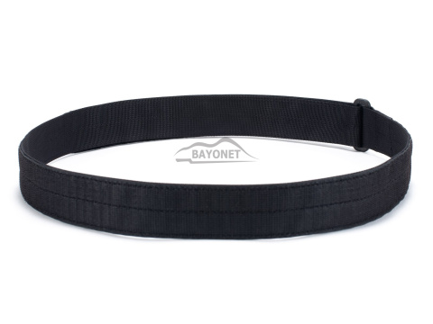 Belt soft INNER Black 38mm sewn-on Velcro® hooks (hard)