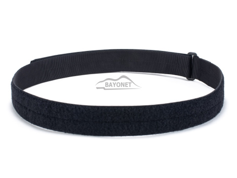 Belt soft INNER Black 38mm sewn-on Velcro® loops (soft)