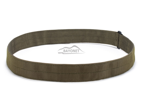 Belt soft INNER Ranger Green 38mm sewn-on Velcro® hooks (hard)