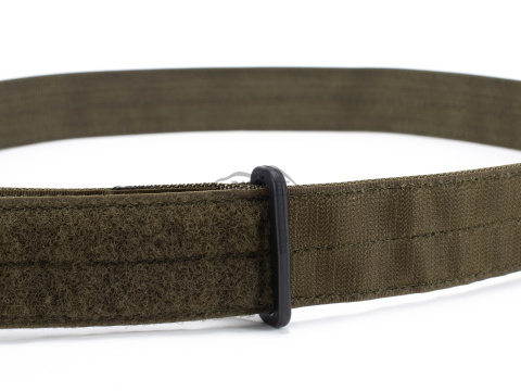 Belt soft INNER Ranger Green 38mm sewn-on Velcro® hooks (hard)