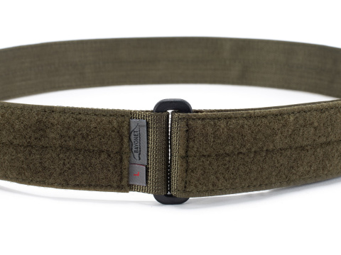 Belt soft INNER Ranger Green 38mm sewn-on Velcro® loops (soft)