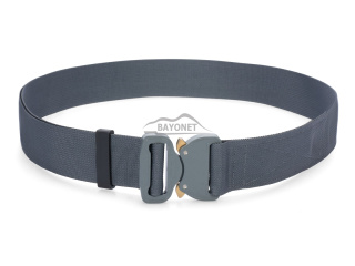 Belt soft OUTDOOR Dark Gray 38mm wide with Cobra® 9kN flat metal buckle Universal size 70-120cm