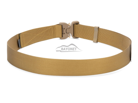 Belt soft OUTDOOR Coyote (Gold) 38mm wide with Cobra® 9kN flat metal buckle Universal size 70-120cm