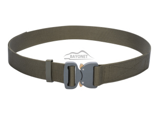 Belt soft OUTDOOR Ranger Green 38mm wide with Cobra® 9kN flat metal buckle Universal size 70-120cm