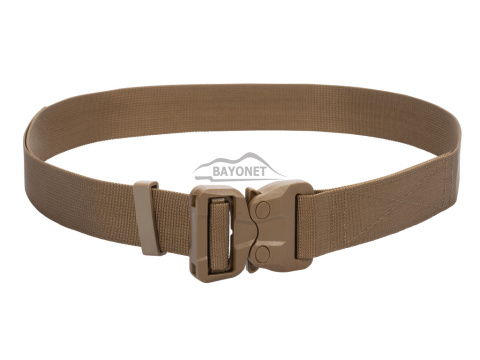 Belt soft OUTDOOR STEALTH Coyote Brown 38mm wide with Cobra® 25cN undetectable buckle Universal size 70-120cm