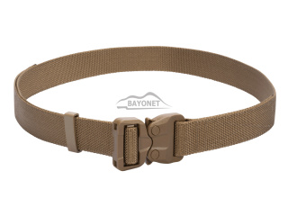 Belt medium-stiff COMBAT STEALTH Coyote Brown width of 38mm with undetectable buckle Cobra® 25cN Universal size 70-120cm