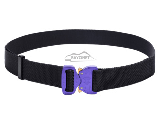 Belt medium-stiff COMBAT Black width of 38mm with metal buckle Cobra® 9kN purple Universal size 70-120cm