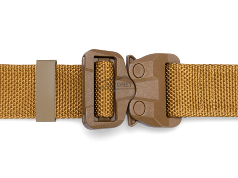 Belt medium-stiff COMBAT STEALTH Coyote (Gold) width of 45mm with undetectable buckle Cobra® 25cN Universal size 70-120cm