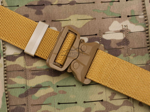 Belt medium-stiff COMBAT STEALTH Coyote (Gold) width of 45mm with undetectable buckle Cobra® 25cN Universal size 70-120cm