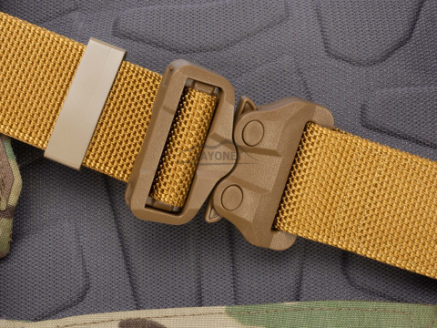 Belt medium-stiff COMBAT STEALTH Coyote (Gold) width of 45mm with undetectable buckle Cobra® 25cN Universal size 70-120cm