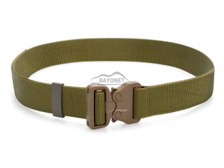 Belt medium-stiff COMBAT STEALTH Khaki (Dark Coyote) width of 45mm with undetectable buckle Cobra® 25cN