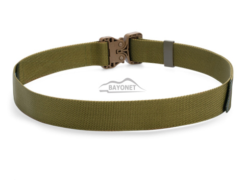 Belt medium-stiff COMBAT STEALTH Khaki (Dark Coyote) width of 45mm with undetectable buckle Cobra® 25cN