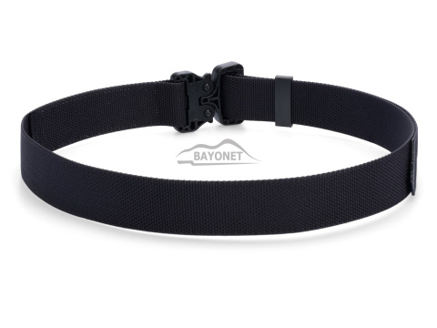 Belt medium-stiff COMBAT STEALTH Black width of 45mm with undetectable buckle Cobra® 25cN Universal size 70-120cm