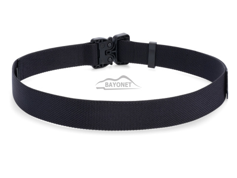 Belt medium-stiff COMBAT STEALTH Black width of 38mm with undetectable buckle Cobra® 25cN Universal size 70-120cm