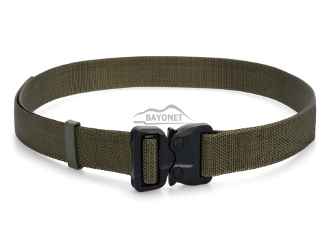 Belt medium-stiff COMBAT STEALTH Ranger Green width of 38mm with undetectable buckle Cobra® 25cN Universal size 70-120cm