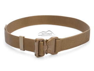 Belt medium-stiff COMBAT STEALTH Coyote Brown width of 45mm with undetectable buckle Cobra® 25cN Universal size 70-120cm